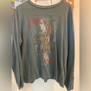 Free People Daydreamer Exclusive Queen of Hearts Long Sleeve